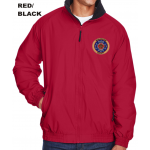 Harriton Fleece-Lined Nylon Jacket